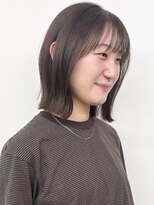 モリオフロムロンドン 松戸店(Morio from London) 【モリオ松戸 石山】大人可愛いくびれ外ハネミディアム前髪あり