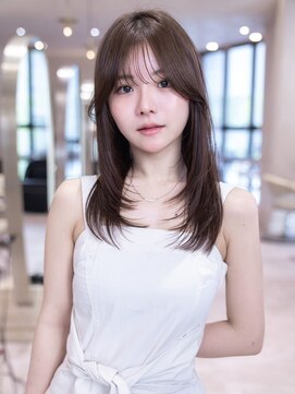 エースハバナ 渋谷(1 HAVANA) レイヤーカット/髪質改善トリートメント/小顔/グレージュ