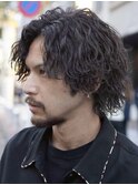 銀座シャドウパーマルーズパーマ波巻きスパイラルパーマウルフ