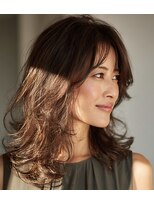 フラッグ(flag) 髪質改善トステアカラー×大人レイヤー|柔らかモカブラウン