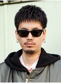 スペインカール/グランジ/メンズパーマ/アクティブショート/針金