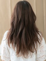 モッズヘア 越谷(mod's hair)&nbsp;ミルクブラウン韓国風巻き毛先パーマヨシンモリX越谷30代40代