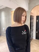 ローレン(LOREN) 透明感髪質改善ベージュダブルカラーミルクティーグレージュ
