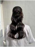 ハーフアップカチモリ