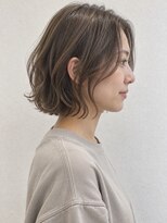 ヘイ 松本店(HEY)&nbsp;【HEY 松本】ナチュラルボブ×ルーズパーマ×モカベージュ