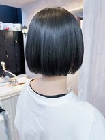 キャアリー(Caary)&nbsp;福山人気20代30代艶髪ボブスタイル髪質改善ストレート美髪小顔