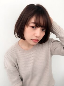 アンアミ オモテサンドウ(Un ami omotesando) 【Unami】大人フリンジバング×スポンテニアスマッシュボブ島田