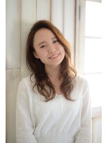 パティオンツー(PATIONN2)&nbsp;手入れ簡単ゆるふわミックスウェーブプラチナブラウンセミロング