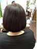 カット+ナチュラル低温縮毛矯正(ショート)+上質な質感トリートメント