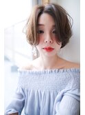 [OCEAN Hair&Life]丸みショート×無造作カール☆