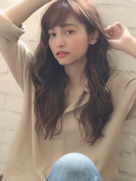 チョビー 銀座(chobii) グレージュ/ナチュラルロング/デジタルパーマ/小顔/ルーズ/高柳