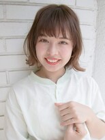 ルティア 池袋(Lutia) 簡単外ハネミニボブスタイル