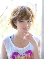 ヘアーズ ロッソ テラス(hair's ROSSO TERRACE)&nbsp;[鶴見]くせ毛風カールマッシュショート大人ボブ☆[30代40代50代]