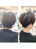ぺたんこさんもふんわりショートに♪3Dカラー☆ROMMY.田中