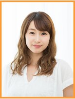 ヘアー リラックス 風香(HAIR RELAX) 少し明るめの白髪染め・あご下から毛先にパーマ