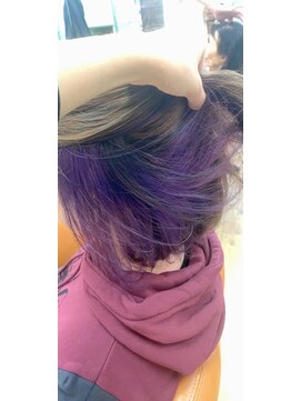 美容室 綺麗 インナーカラー