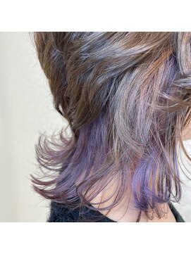 ヘアーアンドメイク ドレス(DRESS) インナーパープルカラー
