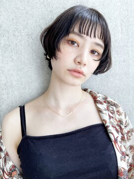 アイティーバイアルバム 藤沢店(IT by ALBUM) レトロボブ_マッシュショートフェザーバング_8727