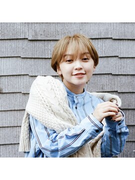 シーア(ciia) 大人ナチュラルショートボブ×ベージュカラー/ボブ/ciia吉祥寺