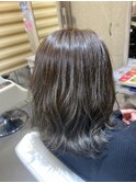 【ブリーチなし☆】透明感溢れるアッシュグレージュ