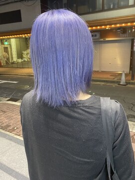 ホワイト 梅田(white) #色落ちホワイト系/ブルーラベンダー