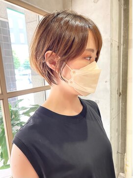 トマト(TOMTO) 【HOSSY】丸みショート_大人ショート☆20代30代40代ショート