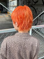 トゥコ(tuco)&nbsp;ベリショ　コンパクトショート　オレンジカラー　パンク