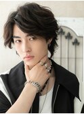 ニュアンスパーマが成功のカギ！ゆるふわ巻きウルフヘアB草加
