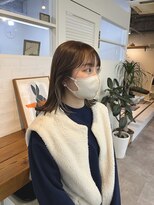 【KOKI】インナーカラー×ミルクティーブラウン