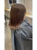 外はね 大人ベージュ