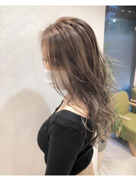 アース 錦糸町店(HAIR&MAKE EARTH) プラチナグレージュ×ハイライト