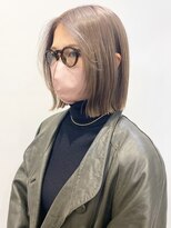 モリオフロムロンドン 松戸店(Morio from London)&nbsp;【松戸　石山】ハイトーン切りっぱなし外ハネボブ前髪なし