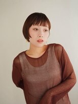 ムク 甲府(muku.)&nbsp;ミディアムヘア/斜めバング/グレージュカラー/甲府駅