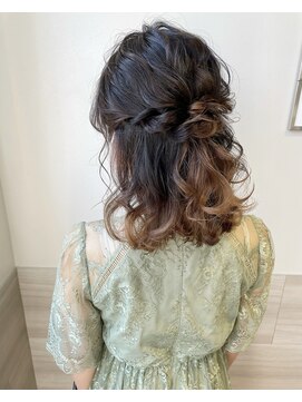 サロンナビ(Salon Navi) ふわふわハーフアップhair