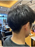 刈り上げ軽めマッシュ
