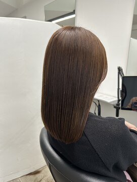 イレス 札幌円山店(IRESU) 切りっぱなしボブ/エアリーロング/美髪/ピンクブラウン/ショート