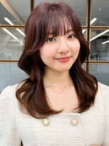 ソア 渋谷(soar)&nbsp;韓国ヘアミディアムくびレイヤーイメチェン小顔似合わせカット