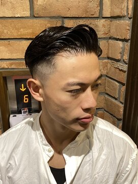 ヒロギンザ 仙台本店(HIRO GINZA) 七三フェードスタイル×仙台