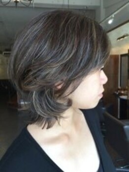 ハイブリッジ ヘアデザイン(HighBridge hairdesign)の写真/白髪カバーはお任せ！あなたの個性を引き立てる、白髪染め・白髪ぼかしで魅力を最大限に引き出します◇