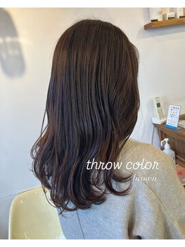 レイリー(LAiLy) ブラウン　チョコレート　セミロング　ゆるふわ