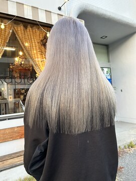 チャプター 問屋町(chapter) ケアブリーチトリプルカラーホワイトベージュ韓国ヘア