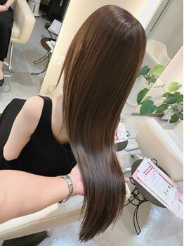 インプルーヴ アートスタイルヘアー(imProve Art style hair)の写真/【美髪矯正】サラツヤ、柔らかい手触り感の美髪＆ツヤ髪に♪高い技術力であなた史上最高のツヤ髪をお届け＊