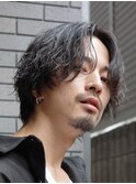 波巻きスパイラルパーマツイストスパイラルツーブロック渋谷