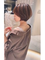 ロンドブルーム 天神大名店(Lond Bloom) イメチェンショート外ハネボブ美髪ブルーブラックワイドバング