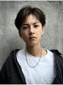 萱原大幹 センターパート/眉毛/短髪/メンズカット