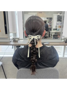 リミットバイアフィナー 大宮店(limit by Afinar) 編みおろしヘア