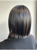 切りっぱなしボブ
