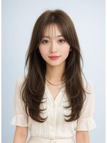 ゲイン(Gain)&nbsp;大人上品ロングレイヤー×透け感シースルーバング