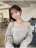 イメチェン/ハッシュカット/フルバング/髪質改善/自由が丘 