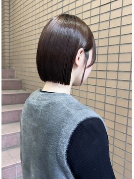 ダルシット(dulcet★★★) ロイヤル髪質改善ストレート × ぱつっとボブ スタイル◎